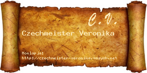 Czechmeister Veronika névjegykártya